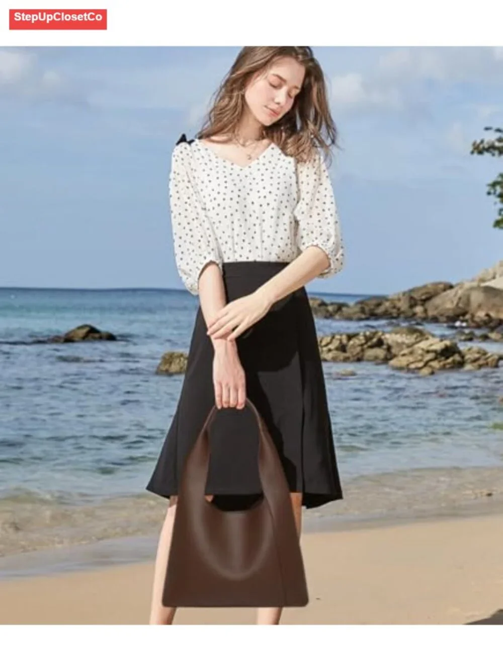 Slouchy Hobo Tote Bags for Women Retro PU Leather Shoulder Handbag Large